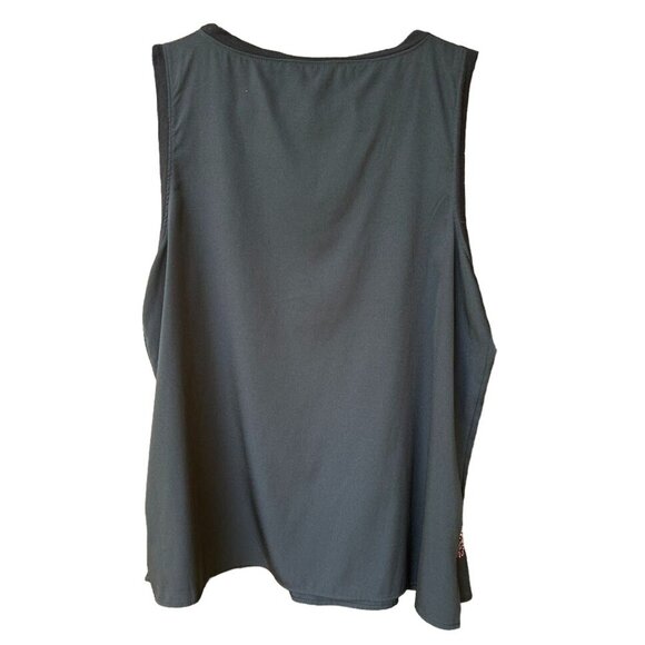 Juicy Couture Women's XL Black Sleeveless Top With Embellished Sequin Designs‎ - Picture 5 of 7